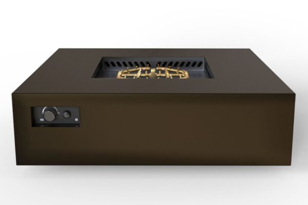 Aon Steel Square Fire Pit Table