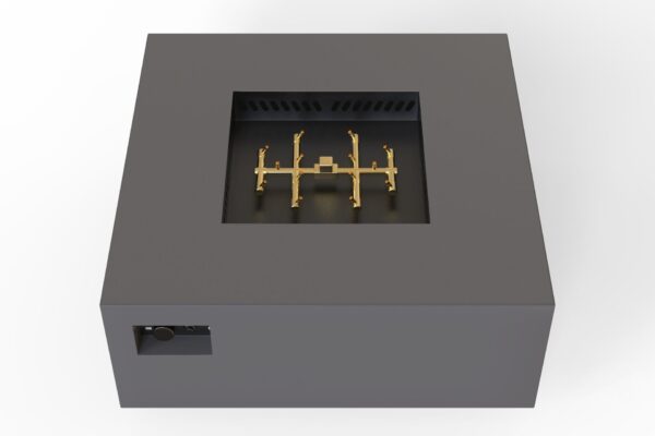 Aon Steel Square Fire Pit Table