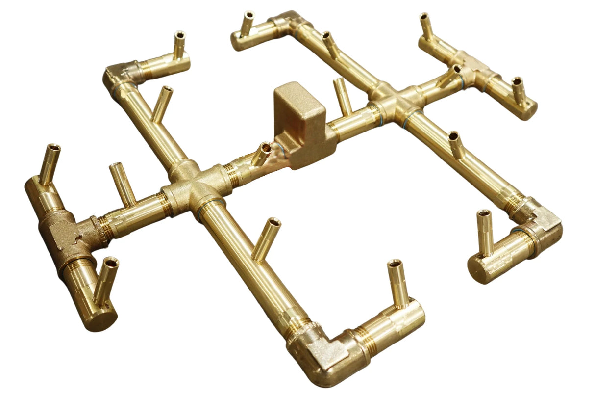 180,000 BTU Warming Trends Crossfire Brass Burner Kit (CFB180) 15″ x 17″ – Openings 29″ or Larger