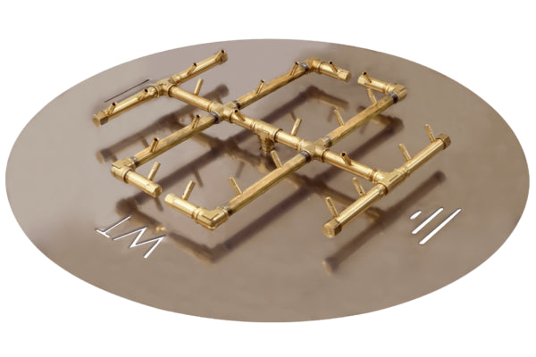 240,000 BTU Warming Trends Crossfire Brass Burner Kit (CFB240) 19.5″ x 21.5″ – Openings 30″ or Larger