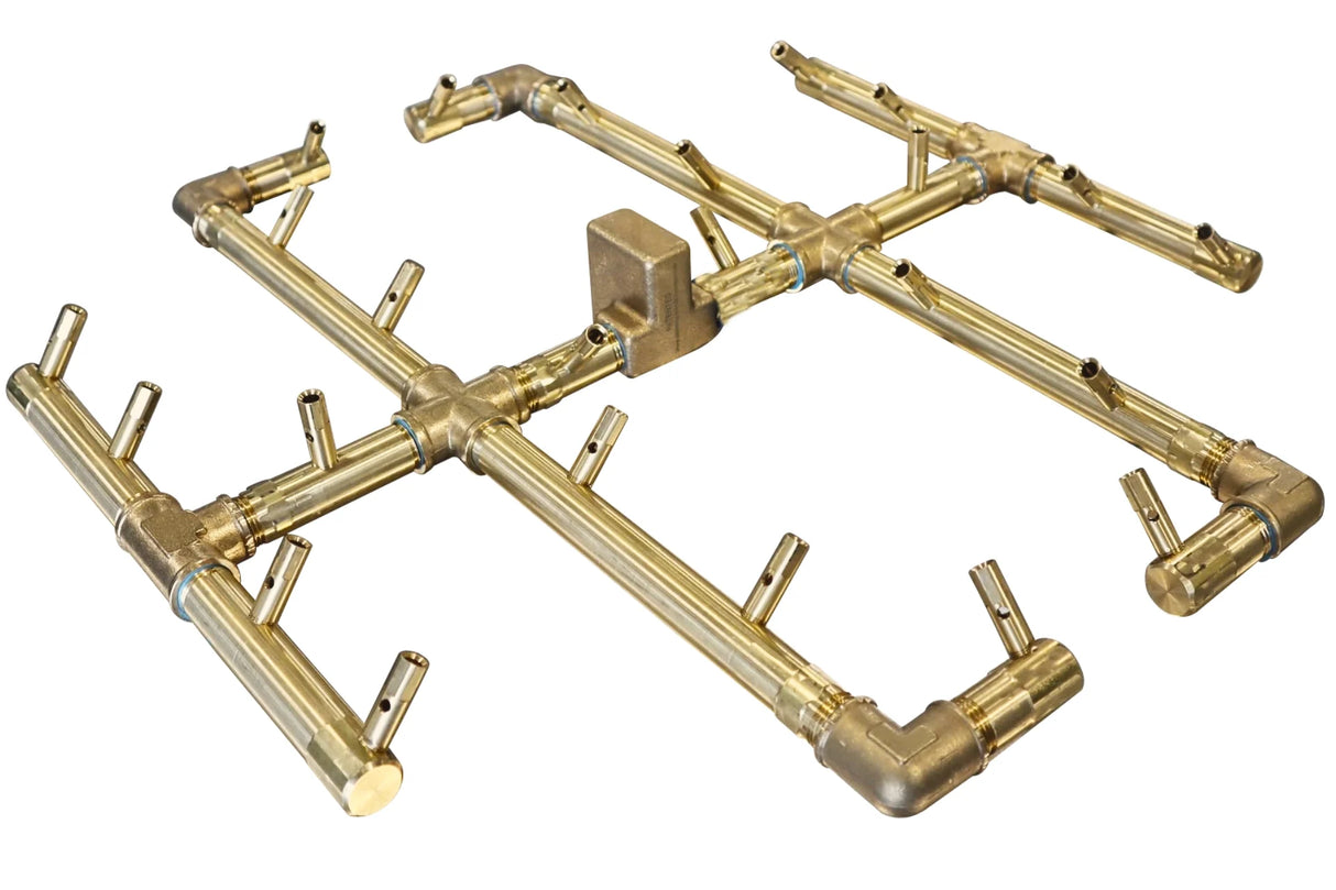 240,000 BTU Warming Trends Crossfire Brass Burner Kit (CFB240) 19.5″ x 21.5″ – Openings 30″ or Larger