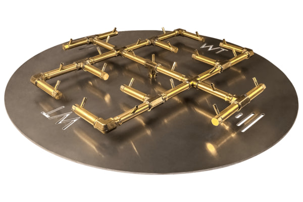 300,000 BTU Warming Trends Crossfire Brass Burner Kit (CFB300) 30.5″ x 30.5″ – Openings 40″ or Larger