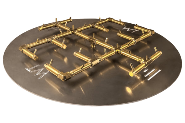 350,000 BTU Warming Trends Crossfire Brass Burner Kit (CFB350) 30.5″ x 30.5″ – Openings 46″ or Larger