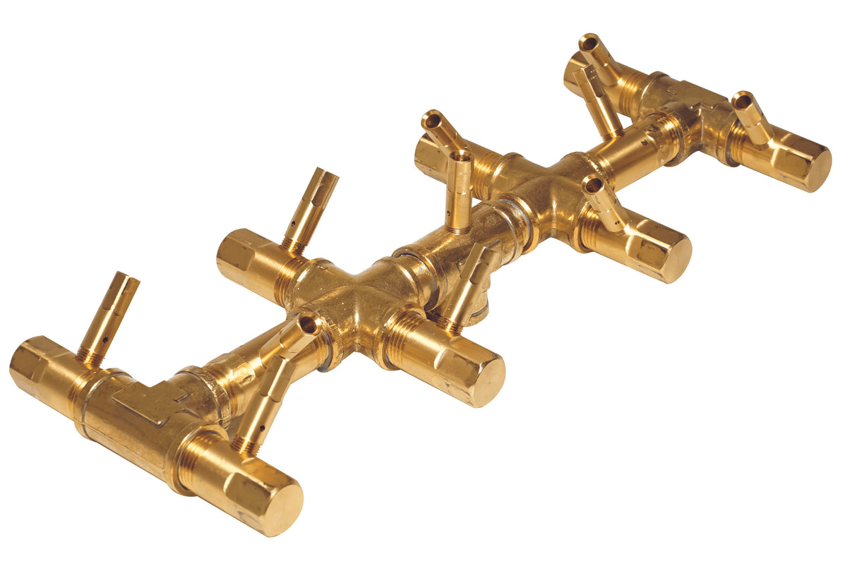 Tree Style: 110,000 BTU Warming Trends Crossfire Brass Burner Kit (CFBT110) 13.75″ x 5.25″ – Openings 20″ x 11″ or Larger