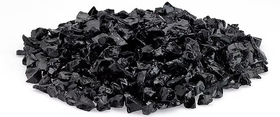3/4" Recycled Fire Glass (10/lb bags)