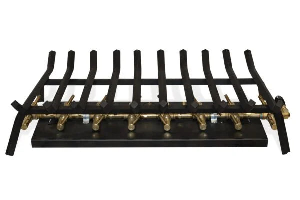 Outdoor Fireplace Kit for 48″ Openings or Larger – Crossfire Brass Burner System