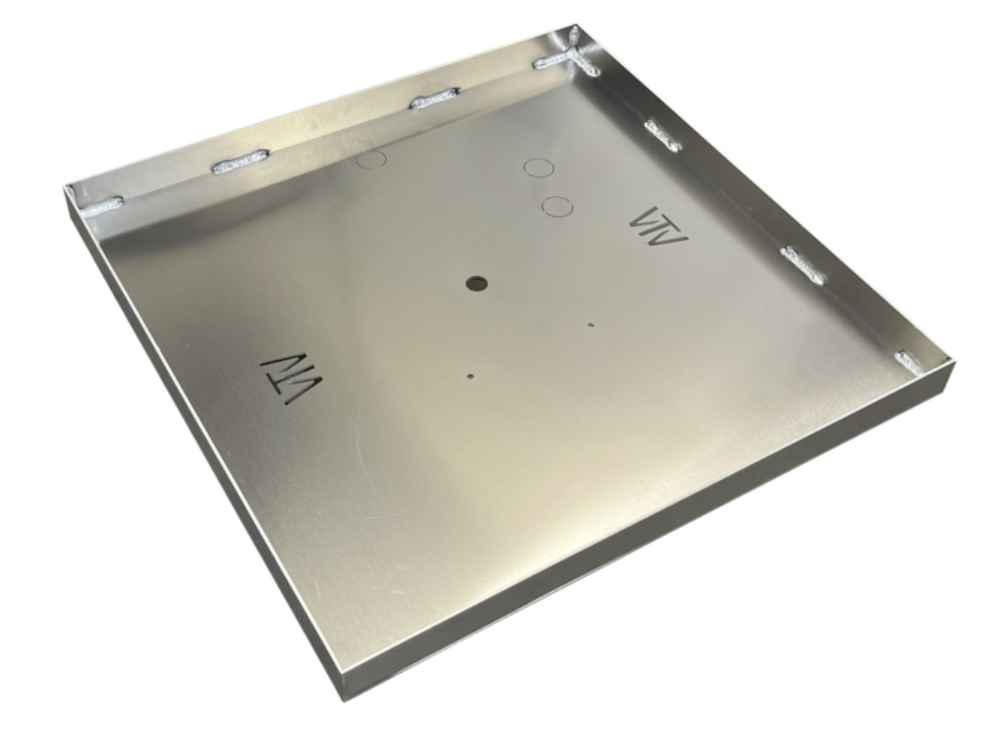 Round or Square Aluminum Fire Pit Plates and Pans – 1/8″ Thickness