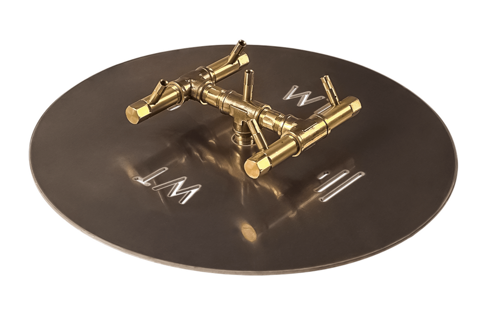 60,000 BTU Warming Trends Crossfire Brass Burner Kit (CFB60) 7.5″ x 7.5″ – Openings 12″ or Larger