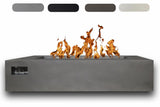 Aon Steel Rectangular Fire Pit Table
