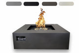 Aon Steel Square Fire Pit Table