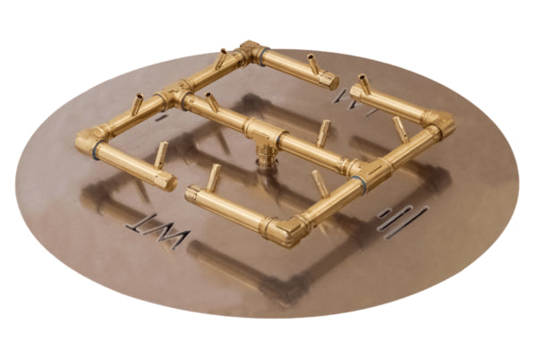 120,000 BTU Warming Trends Crossfire Brass Burner Kit (CFB120) 13″ x 13″ – Openings 22″ or Larger