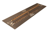 Linear Burner: 210,000 BTU Warming Trends Crossfire Brass Burner Kit (CFBL210) 42″ – Openings 50″ x 10″ or Larger