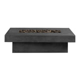 Toplina - Rectangular Concrete Fire Pit Table