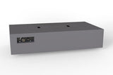 Aon Steel Rectangular Fire Pit Table
